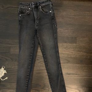 Free People Black Jeans